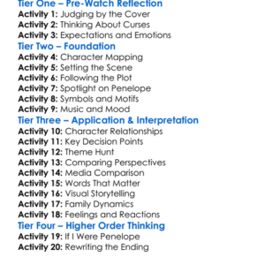 Penelope 2006 Worksheet Activity Booklet