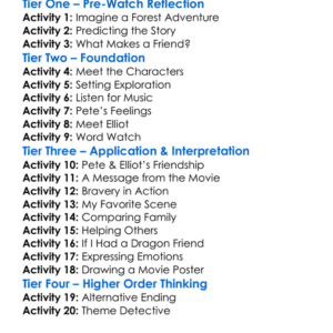 Petes Dragon 2016 Worksheet Activity Booklet