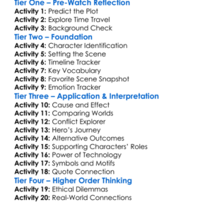 Philadelphia Experiment Ii 1993 Worksheet Activity Booklet