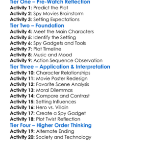 Picasso Trigger 1988 Worksheet Activity Booklet