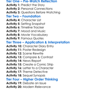 Picture This 2025 Worksheet Activity Booklet