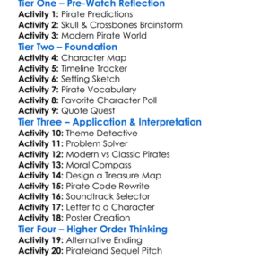 Pirateland 2025 Worksheet Activity Booklet