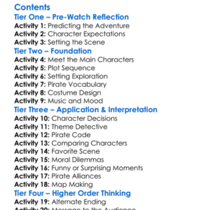 Pirates Of The Caribbean At Worlds End 2007 Worksheet Activity Booklet