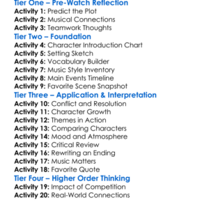 Pitch Perfect 2 2015 Worksheet Activity Booklet