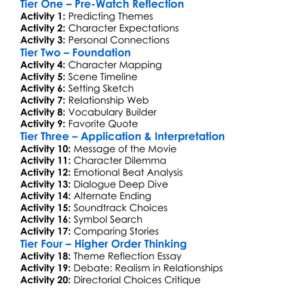 Playing By Heart 1998 Worksheet Activity Booklet
