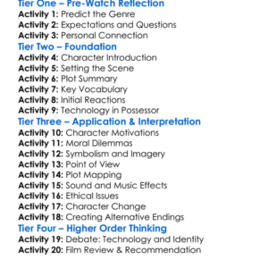 Possessor 2020 Worksheet Activity Booklet