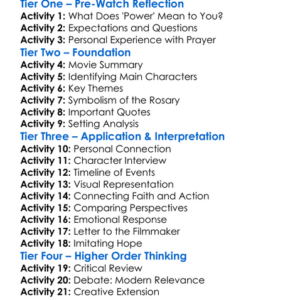 Power In My Hands 2018 Worksheet Activity Booklet