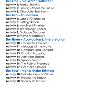 Presence 2025 Worksheet Activity Booklet