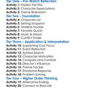 Prime Time Chris Colbert 2025 Worksheet Activity Booklet