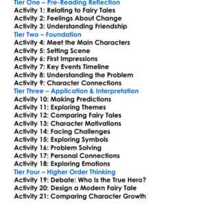 Princess Of Glass Worksheet Activity Booklet