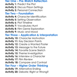 Prison Break-In 2015 Worksheet Activity Booklet