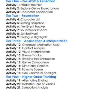 Prisoners Of The Ghostland 2021 Worksheet Activity Booklet
