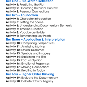Prisoners Of The Moon 2019 Worksheet Activity Booklet