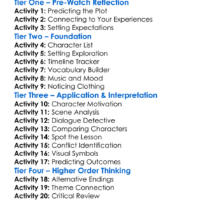 Private Lessons 1981 Worksheet Activity Booklet