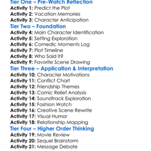 Private Resort 1985 Worksheet Activity Booklet