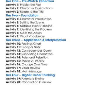Problem Child 3 1995 Worksheet Activity Booklet