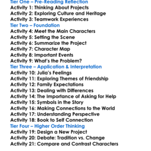 Project Mulberry Worksheet Activity Booklet