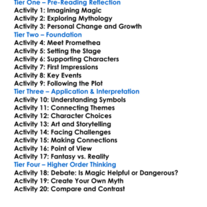 Promethea Alan Moore Worksheet Activity Booklet