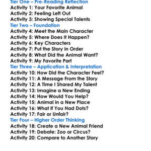 Put Me In The Zoo Robert Lopshire Worksheet Activity Booklet