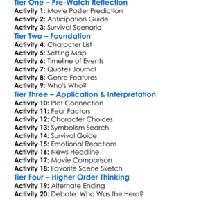Quarantine 2 Terminal 2011 Worksheet Activity Booklet