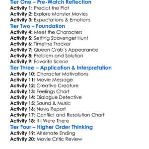 Queen Crab 2015 Worksheet Activity Booklet