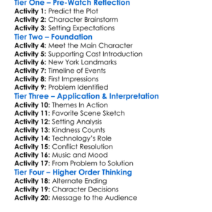 Queen Of Manhattan 2025 Worksheet Activity Booklet