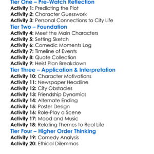 Quick Change 1990 Worksheet Activity Booklet