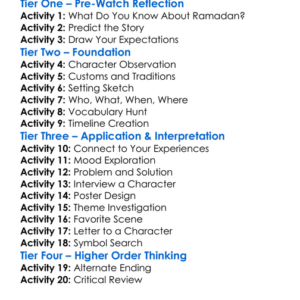 Ramadan America 2024 Worksheet Activity Booklet