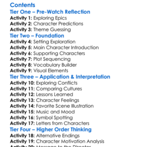 Ramayana The Legend Of Prince Rama 1993 Worksheet Activity Booklet