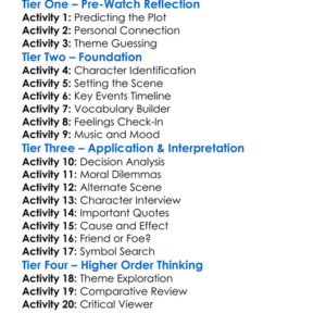 Ransom 1996 Worksheet Activity Booklet