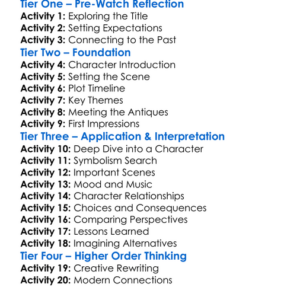 Rare Objects 2023 Worksheet Activity Booklet