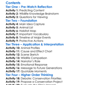 Rare Survivors Chinas Iconic Wildlife 2021 Worksheet Activity Booklet