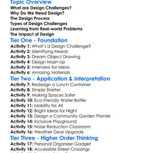 Real-World Design Challenges Worksheet Activity Booklet