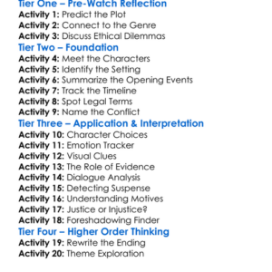 Reasonable Doubt 2014 Worksheet Activity Booklet