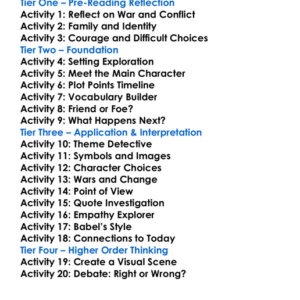 Red Cavalry Isaac Babel Worksheet Activity Booklet