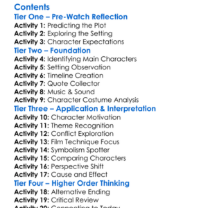 Red Riding The Year Of Our Lord 1980 2009 Worksheet Activity Booklet