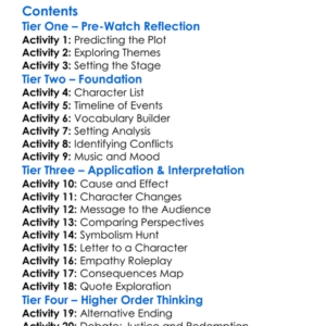 Redemption The Stan Tookie Williams Story 2004 Worksheet Activity Booklet