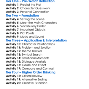 Reflections Of The Dark Crystal 2007 Worksheet Activity Booklet