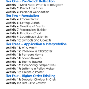 Refugees 2015 Worksheet Activity Booklet
