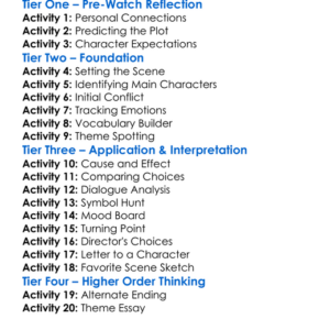Regretting You 2025 Worksheet Activity Booklet