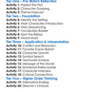Relay 2025 Worksheet Activity Booklet