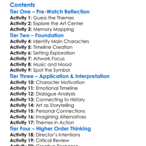 Remembrance At The Walker Art Center 1996 Worksheet Activity Booklet