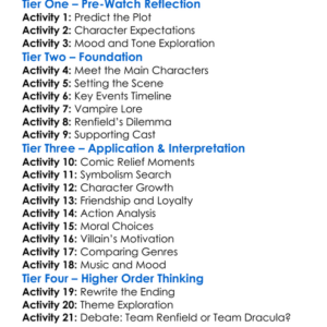 Renfield 2023 Worksheet Activity Booklet