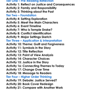 Requiem For A Nun William Faulkner Worksheet Activity Booklet