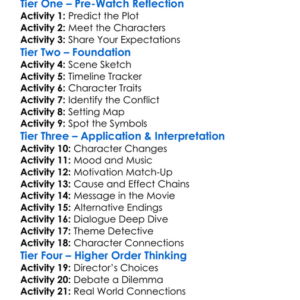 Retribution 2023 Worksheet Activity Booklet