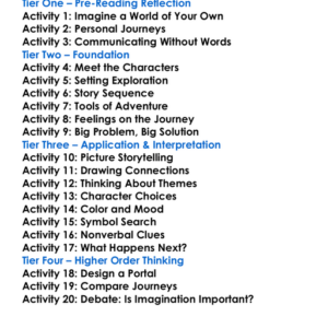 Return Aaron Becker Worksheet Activity Booklet