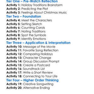 Ring Christmas Bells 2009 Worksheet Activity Booklet