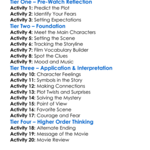River Of Darkness 2011 Worksheet Activity Booklet