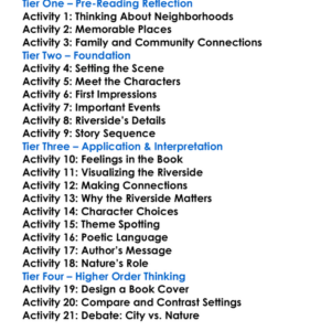 Riverside Eloise Greenfield Worksheet Activity Booklet