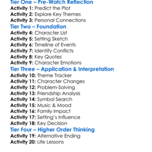 Rob Peace 2024 Worksheet Activity Booklet